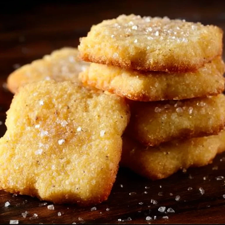3-Ingredient butter cookies fresh out of the oven, golden and delicious