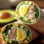 Tuna Avocado Egg Wrap