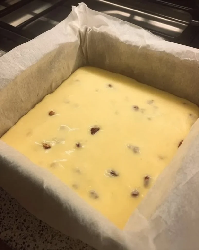 Delicious white chocolate cranberry fudge on a plate