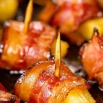 Air Fryer Bacon Wrapped Pineapples Air Fryer Bacon Wrapped Pineapples