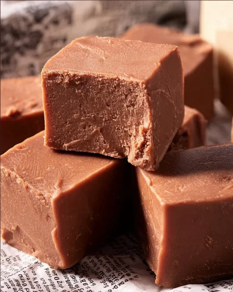 Delicious homemade Baileys fudge with creamy chocolate and Irish cream flavor