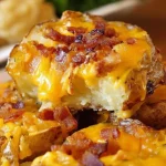 Cheesy Smashed Potatoes
