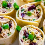 Chicken Cranberry Pinwheels