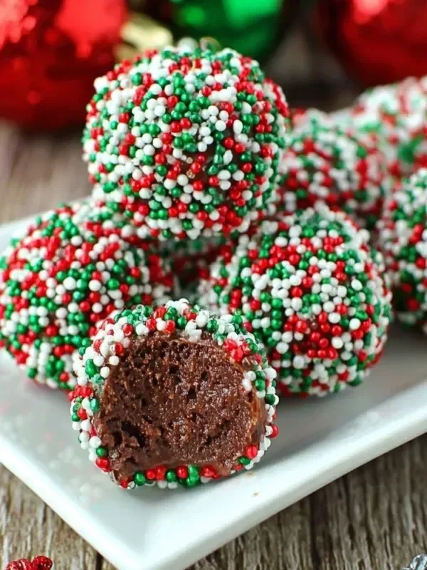 Decadent Chocolate Kahlua truffles topped with cocoa powder