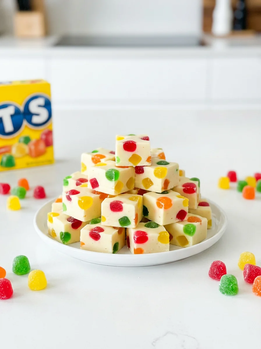 Delicious Christmas Gumdrops Nougat Candy in festive colors