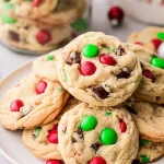 Christmas M&M Cookies Christmas M&M Cookies