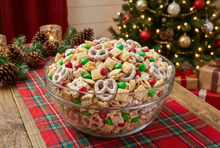 Delicious Christmas Reindeer Crack with festive toppings for the holidays