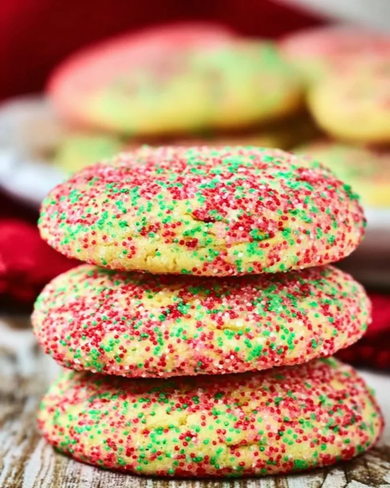 Beautifully decorated Christmas sugar cookies on a festive plate.