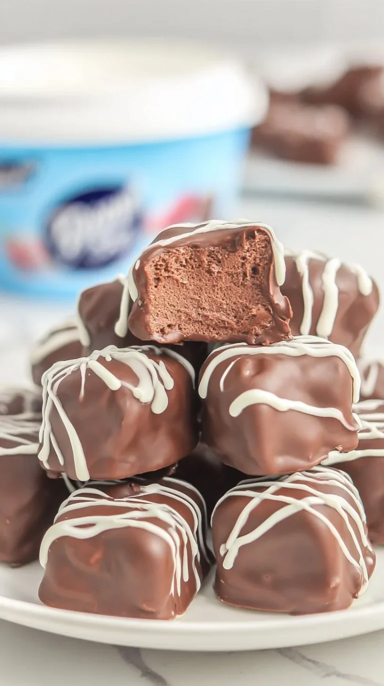 A delicious plate of Cool Whip Candy with colorful sprinkles and toppings