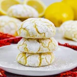 Cream Cheese Lemon Crinkle Cookies
