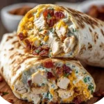 Crispy Bacon Chicken Ranch Wraps