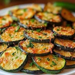 Crispy Parmesan Zucchini Rounds