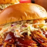 Crockpot Apple Butter BBQ Pulled Chicken