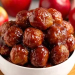 Crockpot Apple Butter Meatballs Crockpot Apple Butter Meatballs