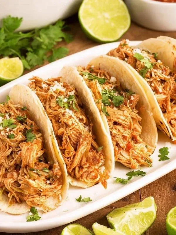 Crockpot Salsa Chicken Delicious Crockpot Salsa Chicken dish with fresh ingredients.