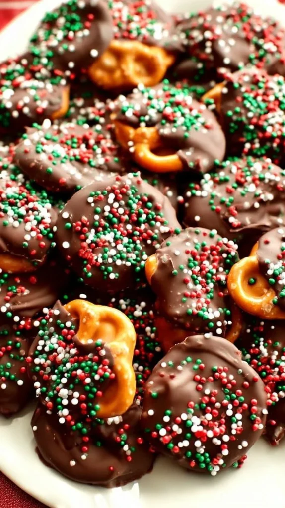 Easy chocolate caramel pretzel bites recipe with crunchy pretzels and smooth caramel