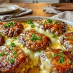 Hamburger Steaks with Mushroom Gravy
