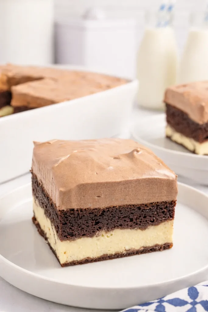 Slice of Italian Love Cake with frosting and decorative toppings