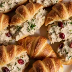 Mini Chicken Salad Croissant Sandwiches Mini Chicken Salad Croissant Sandwiches