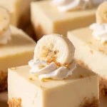 No Bake Banana Pudding Cheesecake Bars