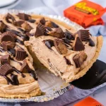 No Bake Reese's Peanut Butter Cup Pie