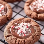 Peppermint Thumbprint Cookies
