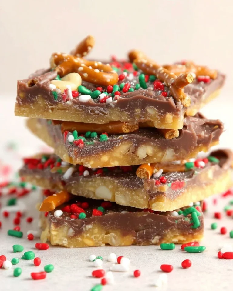 Delicious Pretzel Peanut Cracker Toffee with a sweet and salty flavor profile