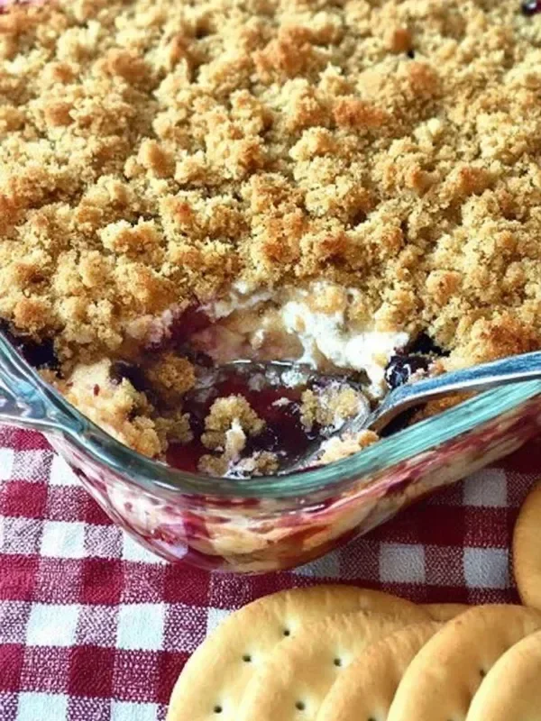 Bowl of Raspberry Jalapeño Popper Dip with tortilla chips for dipping