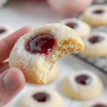 Raspberry Thumbprint Cookies