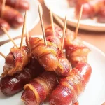 Slow Cooker Bacon Wrapped Smokies