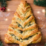 Spinach Artichoke Dip Pull Apart Christmas Tree