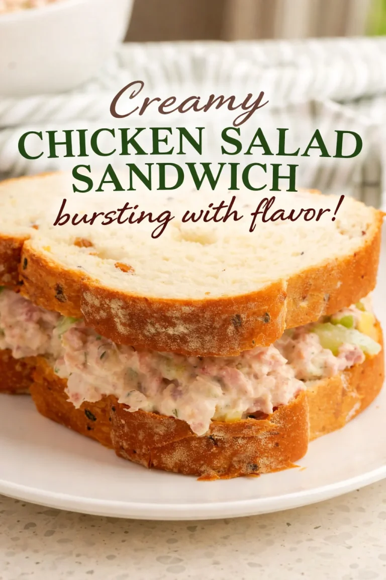 Bowl of Sweet Smokey Ham Salad with fresh ingredients and herbs