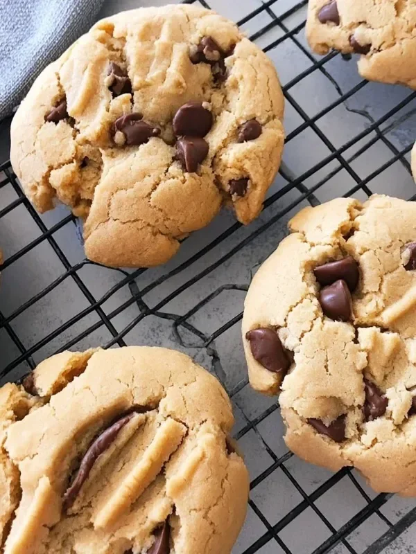 Delicious Toll House super soft peanut butter cookies on a plate