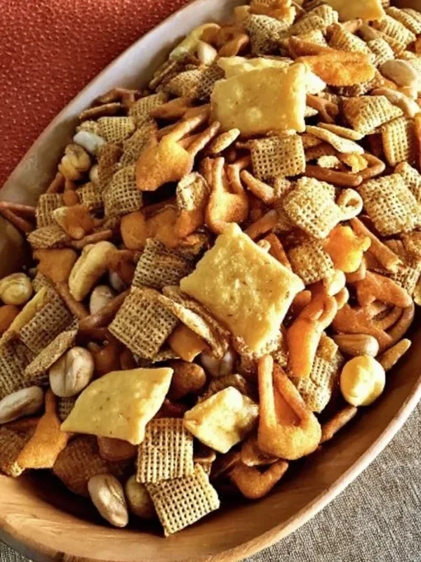 Touchdown Snack Mix for game day snacks and gatherings