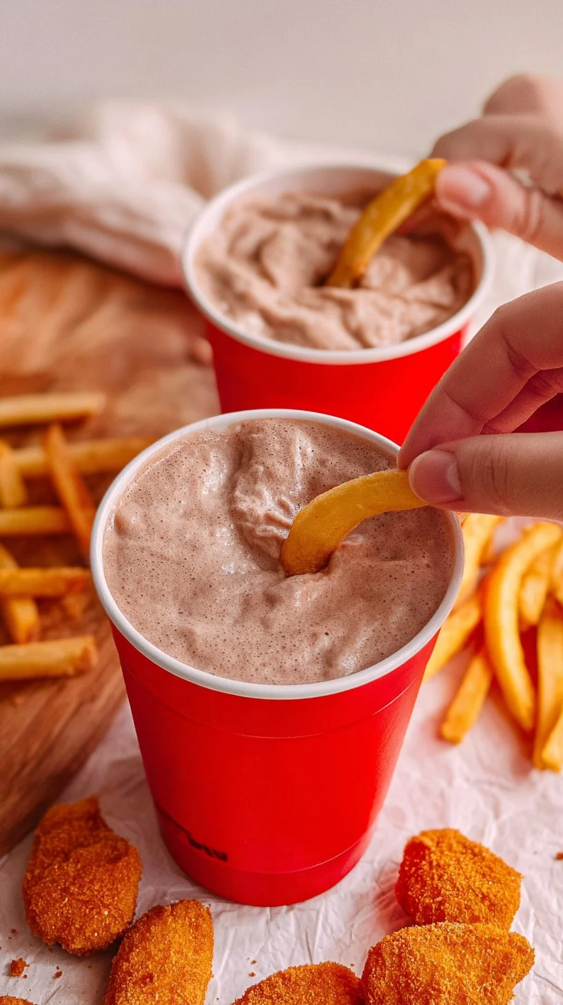 Wendy's Frosty dessert in a cup with a spoon