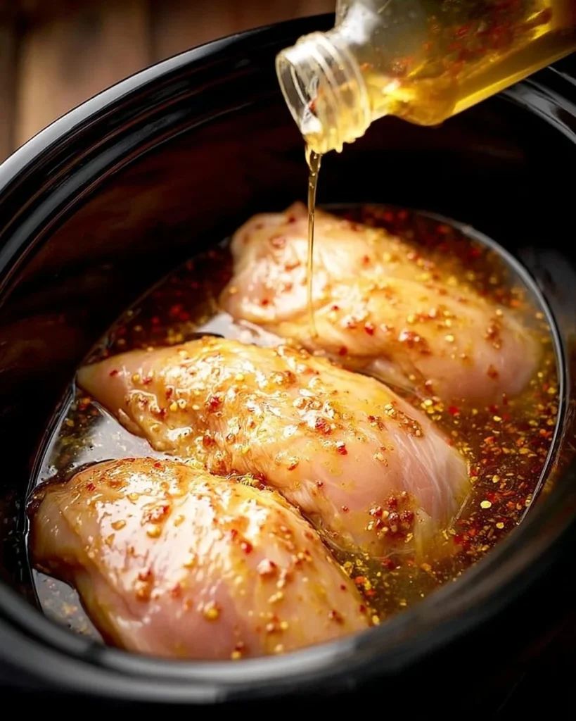 3-Ingredient Slow Cooker Italian Chicken 3-Ingredient Slow Cooker Italian Chicken