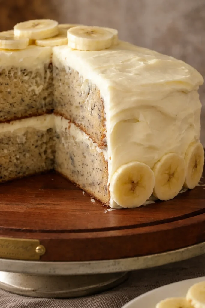 Banana Cake with Cream Cheese Frosting