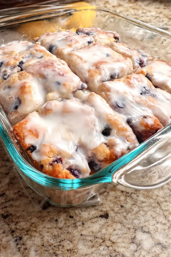 Blueberry Butter Swim Biscuits! 🫐