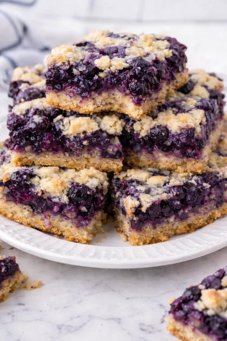 Blueberry Crumb Bars Delicious blueberry crumb bars with a buttery crust and crumb topping