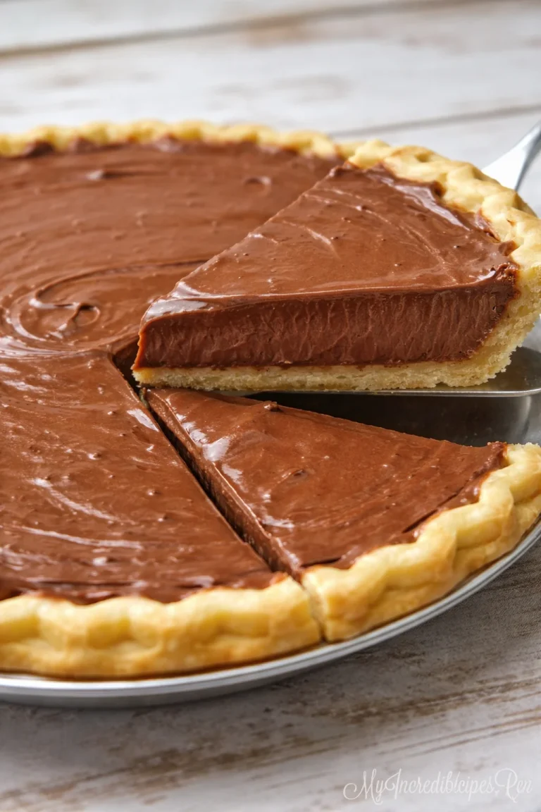 Chocolate Cream Pie Delicious homemade Chocolate Cream Pie with whipped cream topping