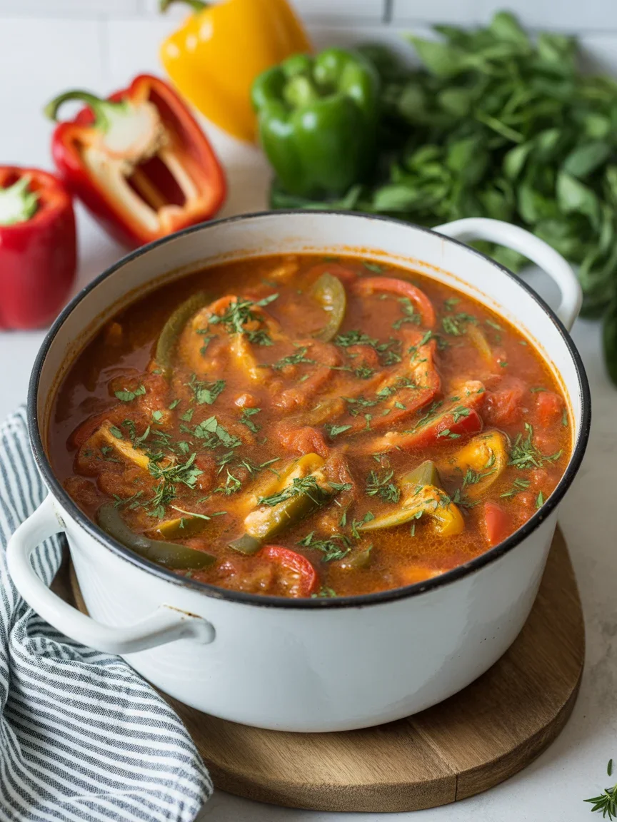 Deliciously Easy Stuffed Pepper Soup for Cozy Nights