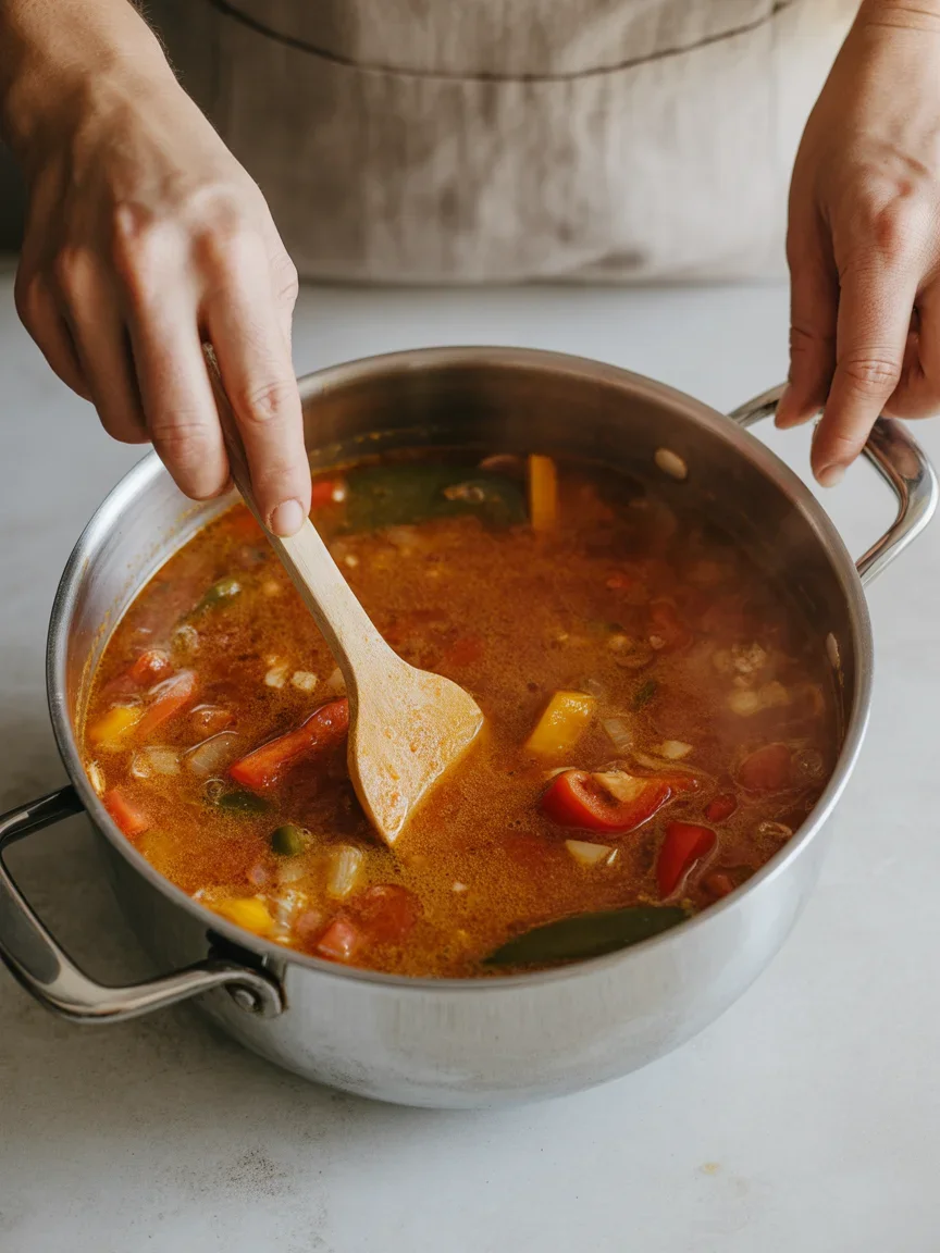 Deliciously Easy Stuffed Pepper Soup for Cozy Nights