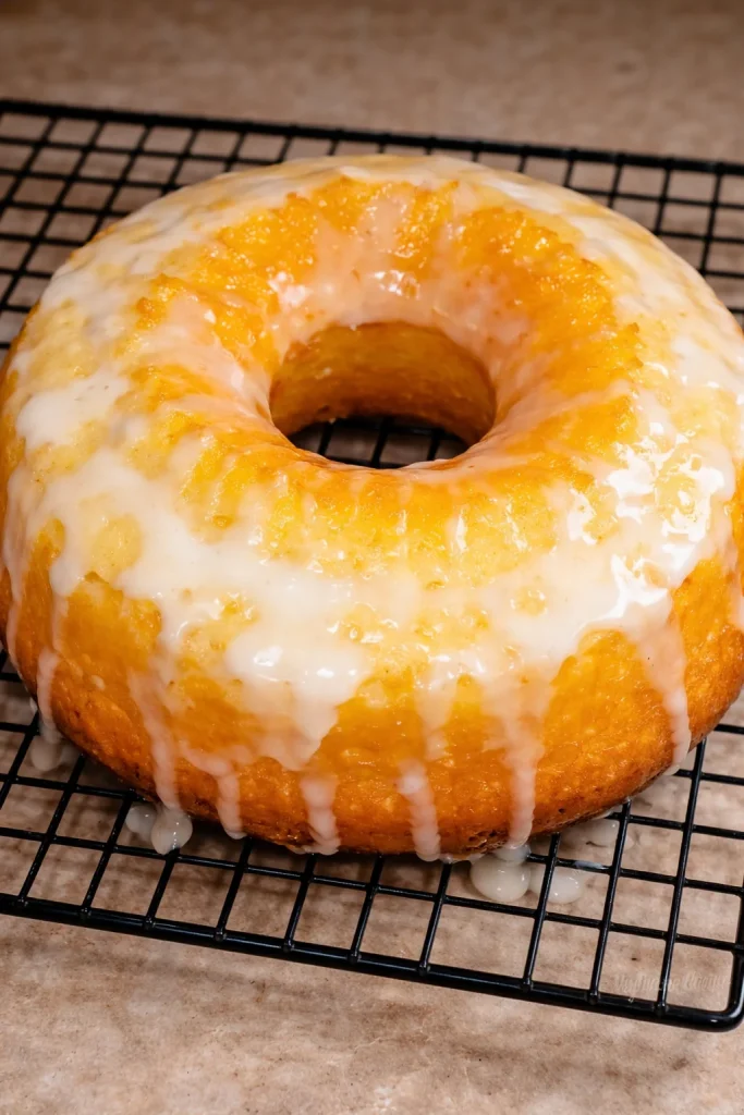 Delicious Lemon 7-Up Cake sliced and ready to serve