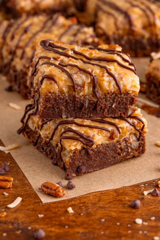German Chocolate Brownies
