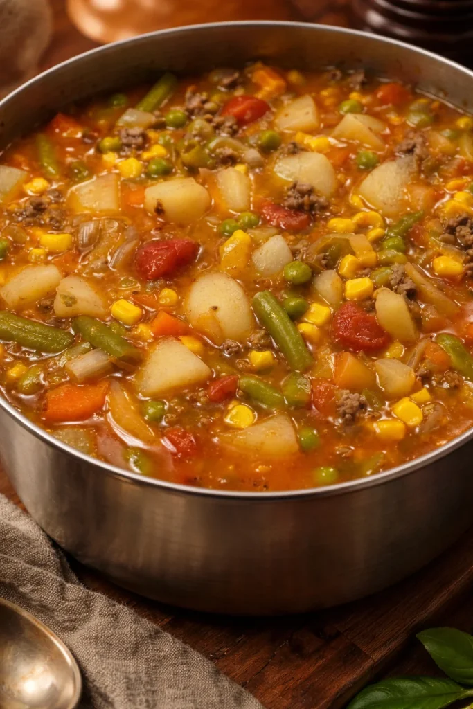 Hearty Beef and Vegetable Soup