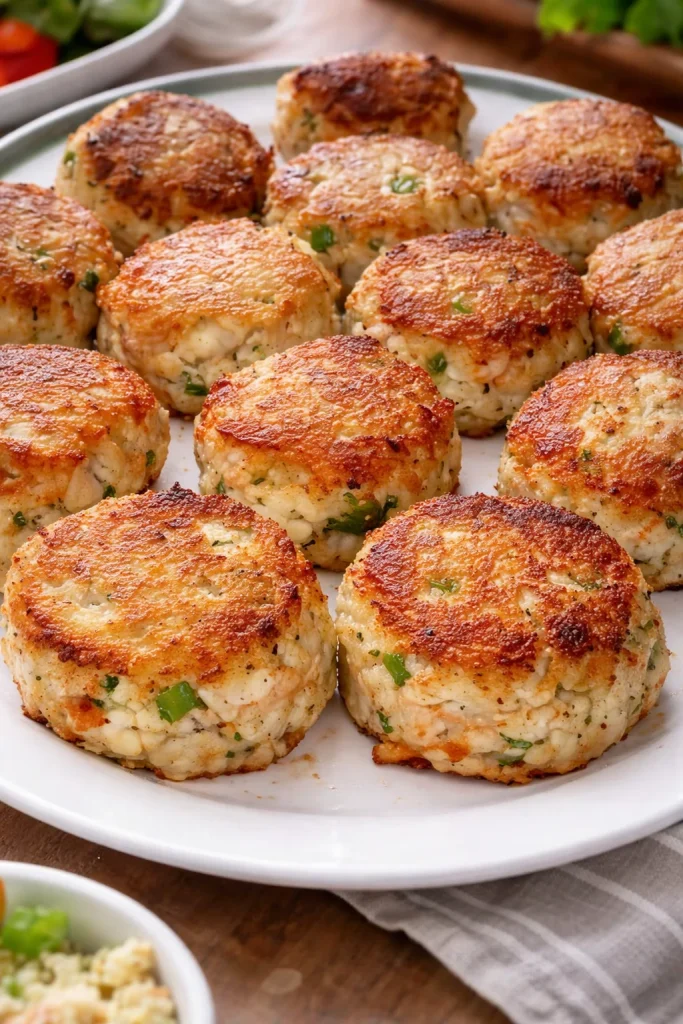 Delicious Joe's Crab Shack-style crab cakes served on a plate.