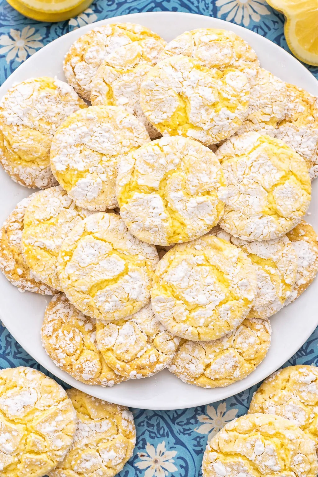 Delicious lemon cool whip cookies with a bright lemon glaze
