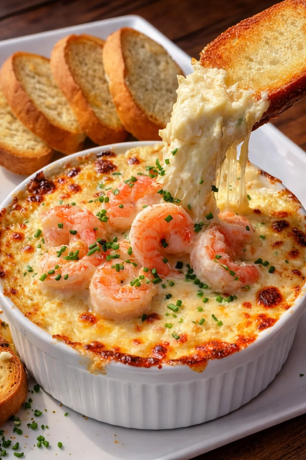 "My husband said, ‘This tastes like it came from a fancy restaurant.’ I told him, ‘It’s amazing what fresh seafood and a little cheese can do!’" Delicious fresh seafood dish with cheese, reminiscent of fine dining.