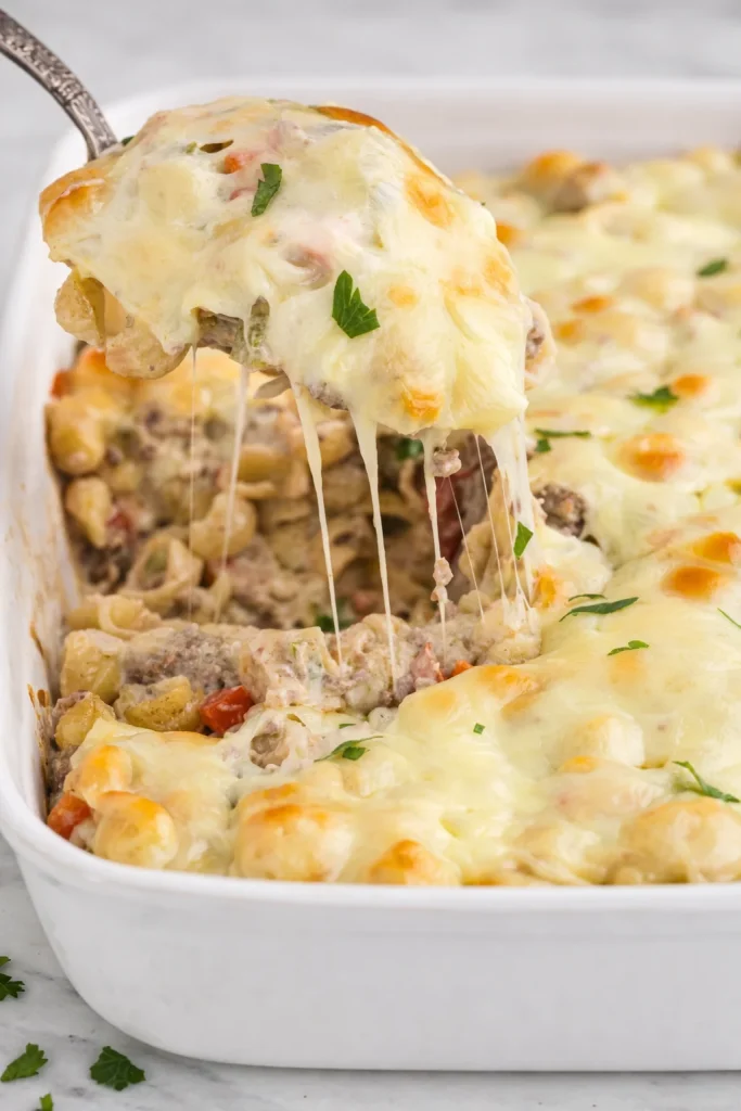 Philly Cheesesteak Casserole