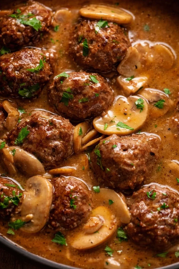Salisbury Steak Meatballs Salisbury Steak Meatballs